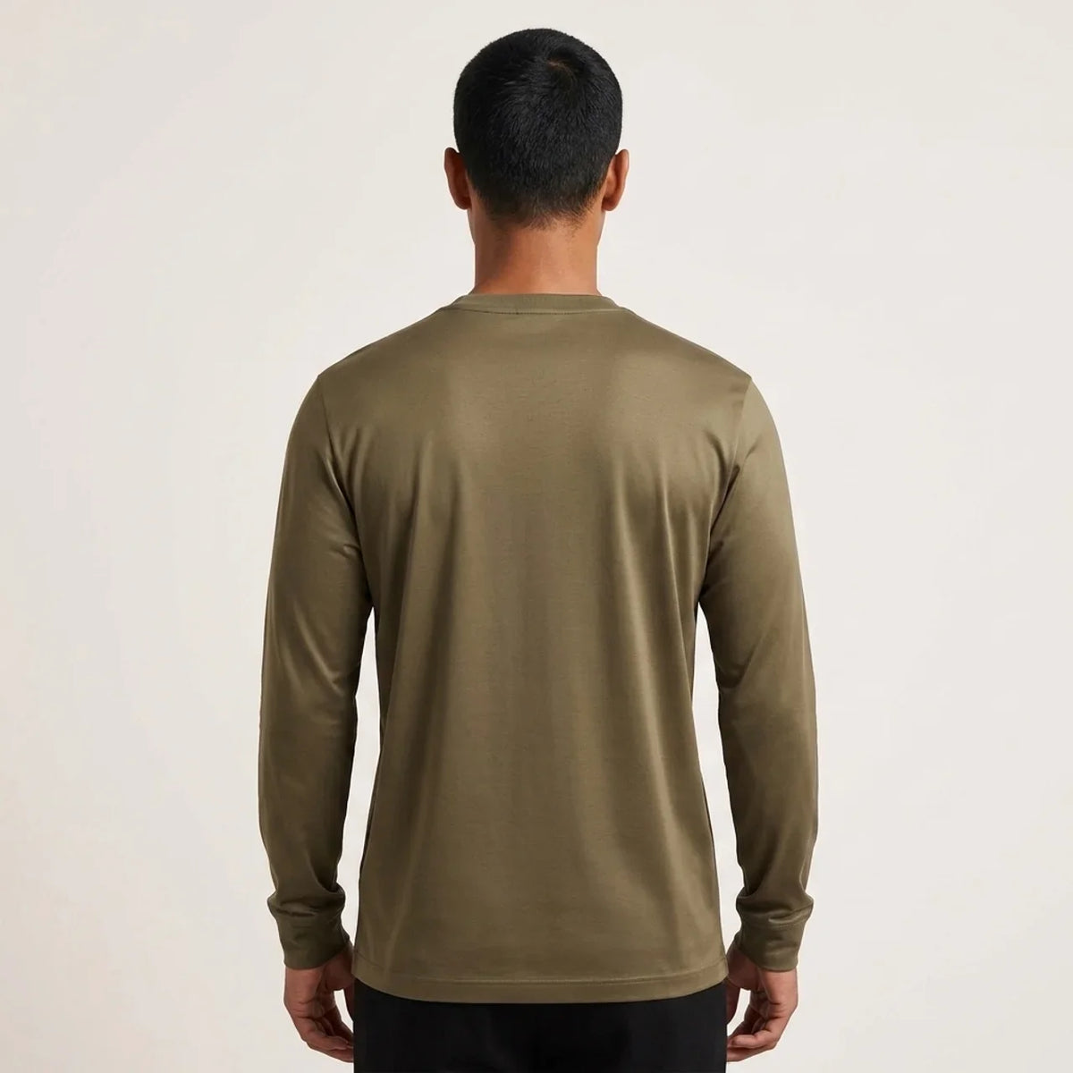 Verona Soft Lustre Longsleeve Olive