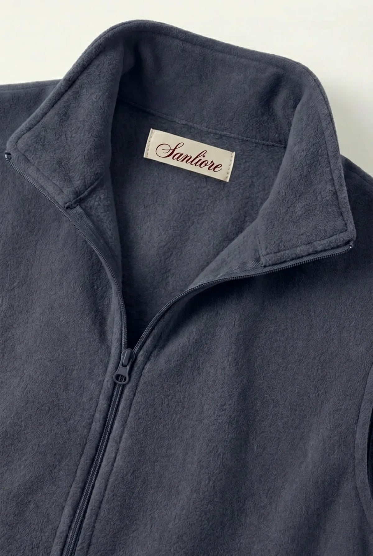 Livigno Brushed Fleece Vest Slate