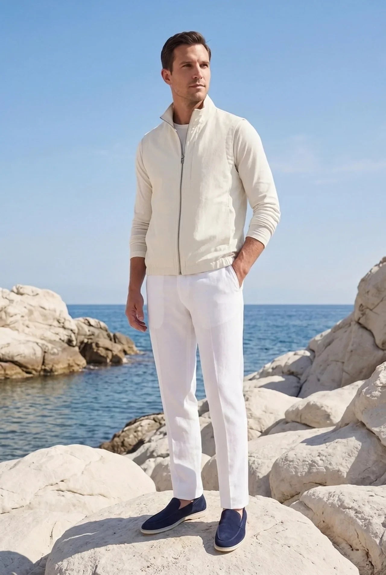Bergamo Gilet Ivory