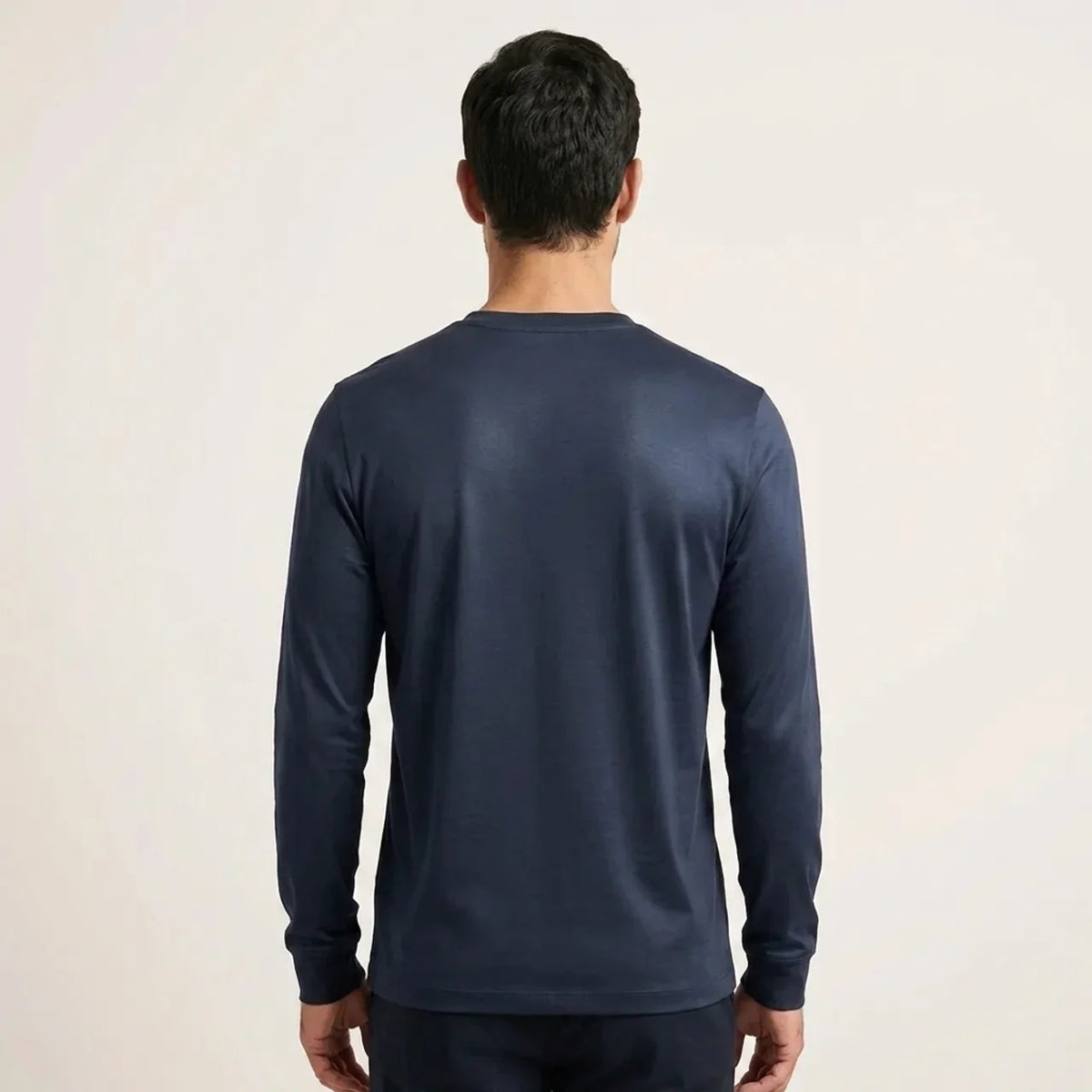 Verona Lustre Longsleeve Navy